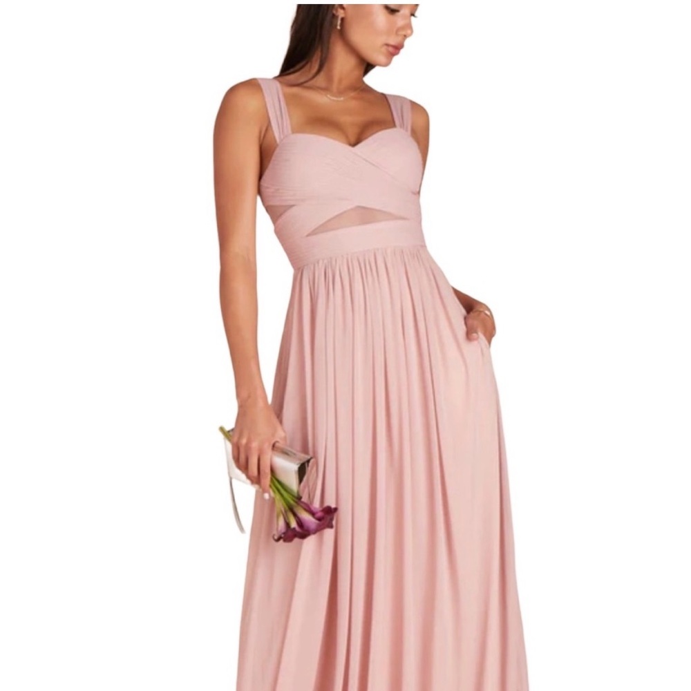 Birdy Grey ELSYE dress pale blush